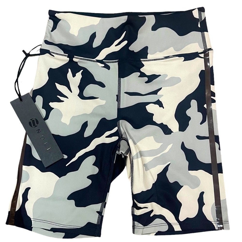 Noli Bike Shorts Yoga Blue Camo